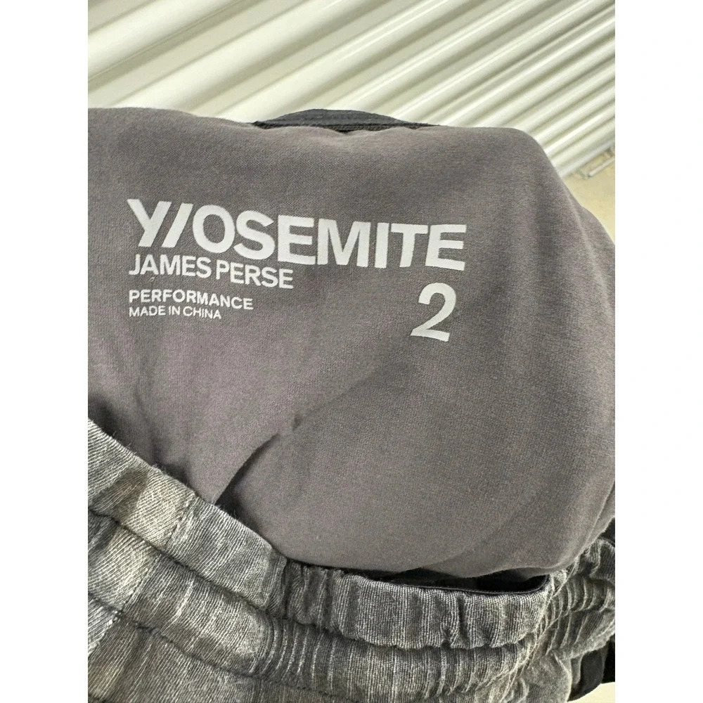 James Perse Yosemite 2 Camo Print Jogger‎ Pants Black Side Stripe - Picture 2 of 3